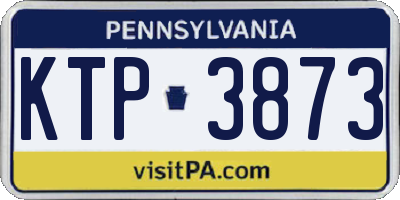 PA license plate KTP3873