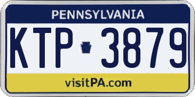 PA license plate KTP3879