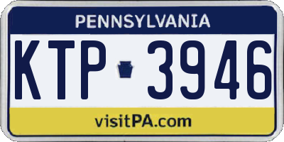 PA license plate KTP3946