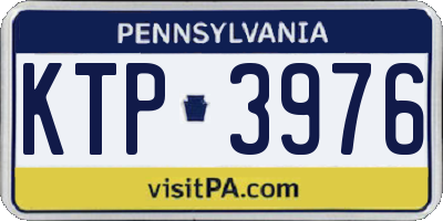 PA license plate KTP3976