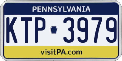 PA license plate KTP3979