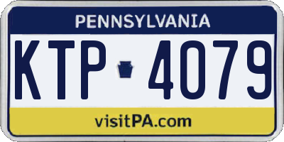 PA license plate KTP4079