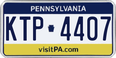 PA license plate KTP4407
