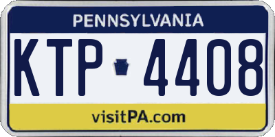 PA license plate KTP4408