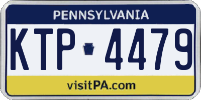 PA license plate KTP4479