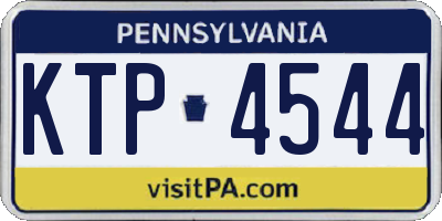 PA license plate KTP4544