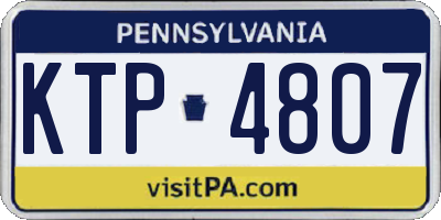 PA license plate KTP4807