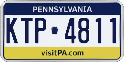 PA license plate KTP4811