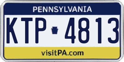 PA license plate KTP4813