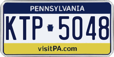 PA license plate KTP5048