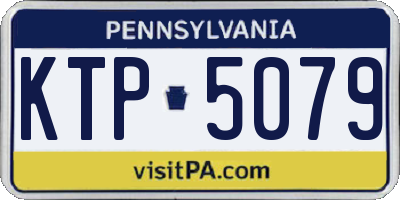 PA license plate KTP5079