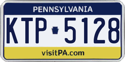 PA license plate KTP5128