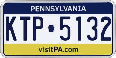 PA license plate KTP5132