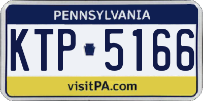 PA license plate KTP5166
