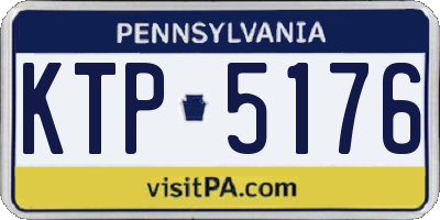PA license plate KTP5176