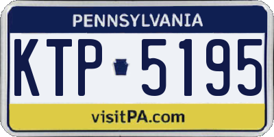 PA license plate KTP5195