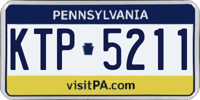 PA license plate KTP5211