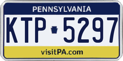 PA license plate KTP5297