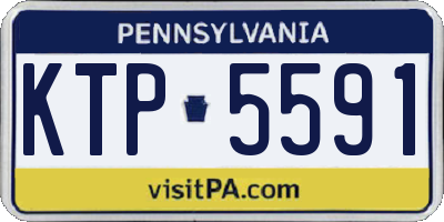 PA license plate KTP5591