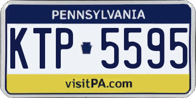 PA license plate KTP5595