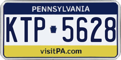 PA license plate KTP5628