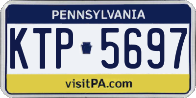 PA license plate KTP5697