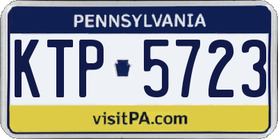 PA license plate KTP5723