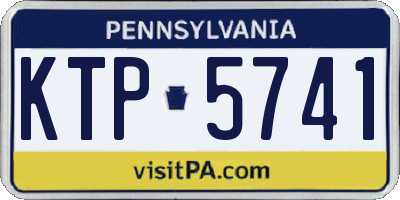 PA license plate KTP5741