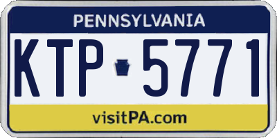 PA license plate KTP5771