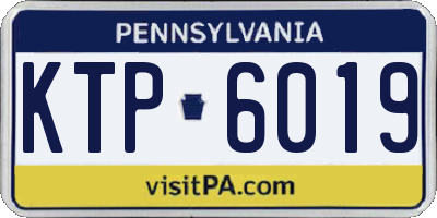 PA license plate KTP6019