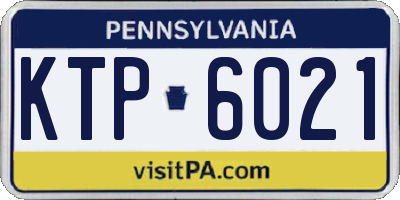 PA license plate KTP6021
