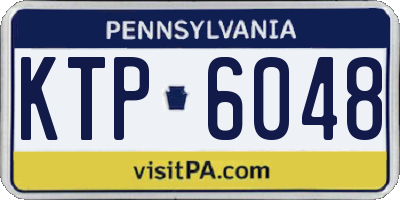 PA license plate KTP6048