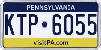 PA license plate KTP6055