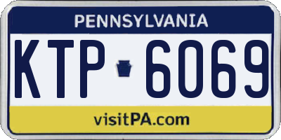 PA license plate KTP6069