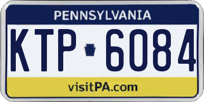 PA license plate KTP6084