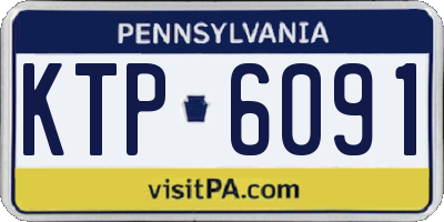 PA license plate KTP6091