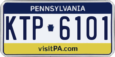 PA license plate KTP6101
