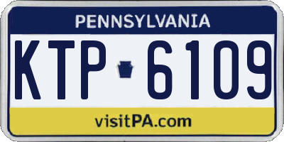 PA license plate KTP6109