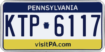 PA license plate KTP6117