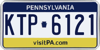 PA license plate KTP6121
