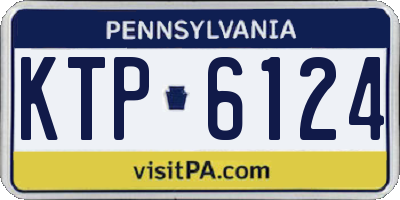 PA license plate KTP6124
