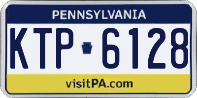 PA license plate KTP6128
