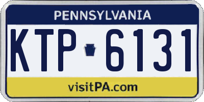 PA license plate KTP6131