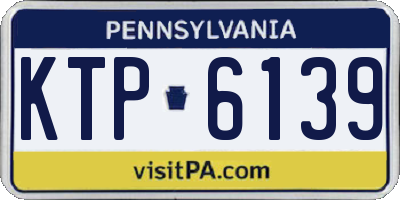 PA license plate KTP6139