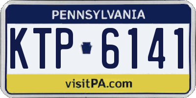 PA license plate KTP6141