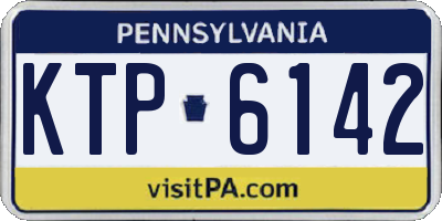 PA license plate KTP6142