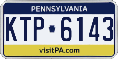 PA license plate KTP6143