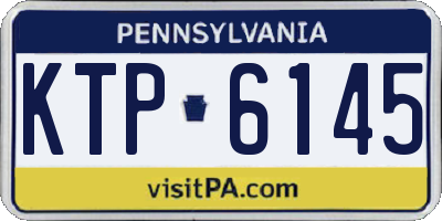 PA license plate KTP6145