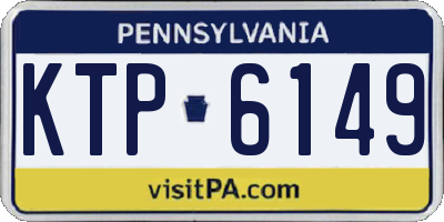 PA license plate KTP6149
