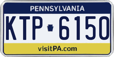 PA license plate KTP6150